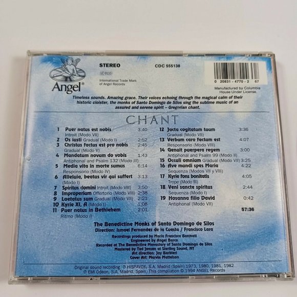 Chant CD The Benedictine Monk Santo Domingo De Silos *MINOR WEAR - Picture 3 of 10